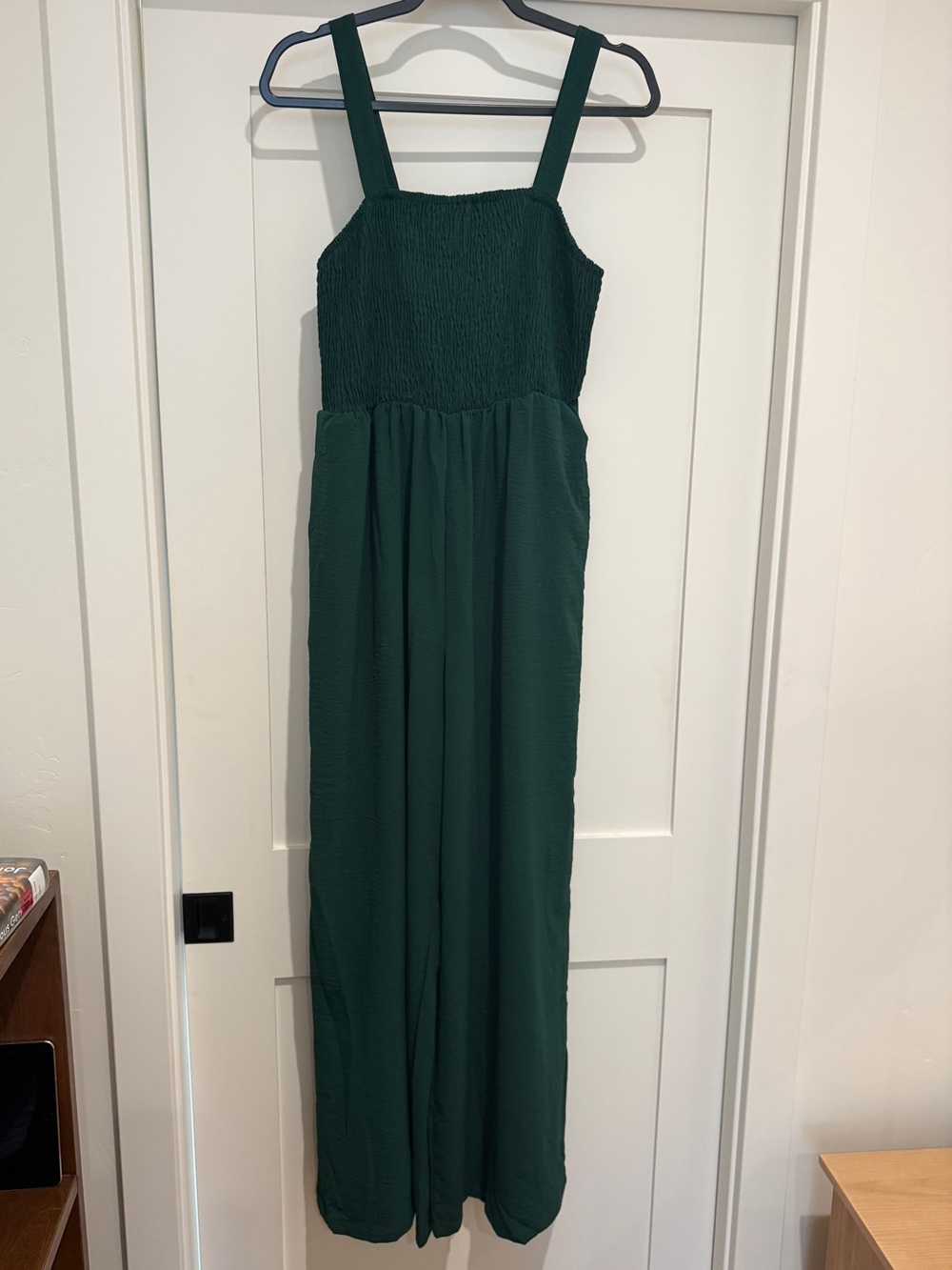Emerald Green Jumpsuit with Pockets